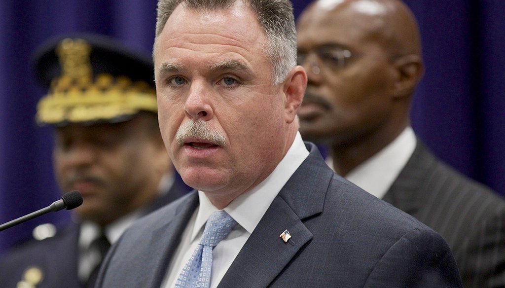 Former Chicago Police Superintendent Garry McCarthy. (Photo by John Gress/Getty Images)