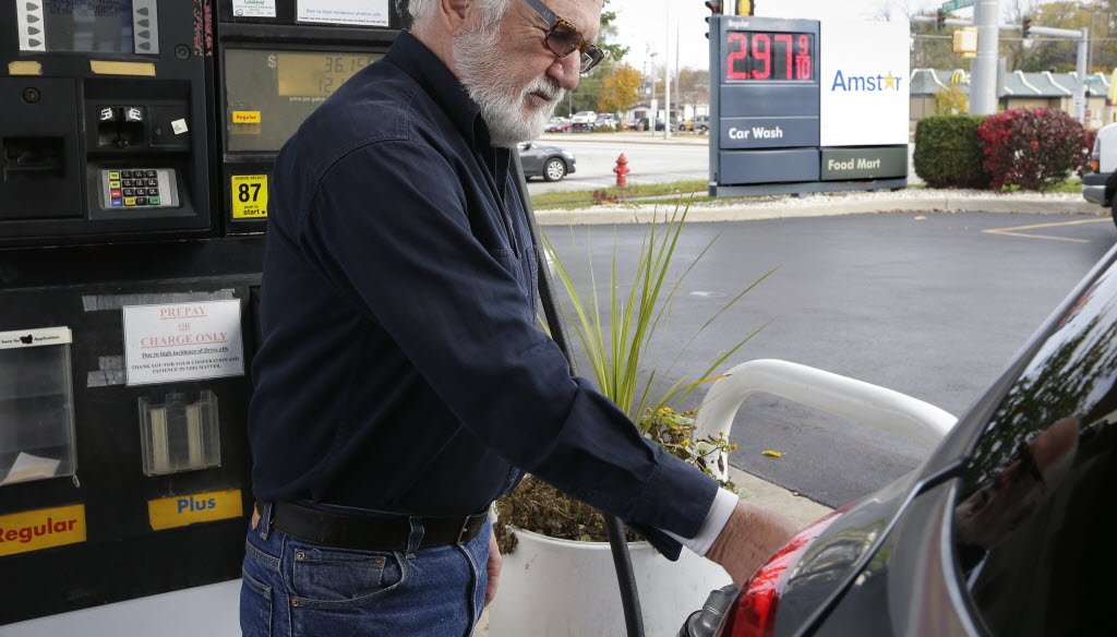 Gov. Scott Walker claimed that for decades Wisconsin has had one of the highest gas taxes in the nation. Is he right? (Milwaukee Journal Sentinel file photo)