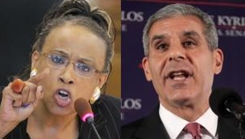 State Sens. Nia Gill and Joe Kyrillos are both running for national office this year.