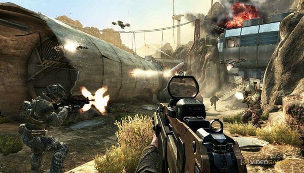 A scene from "Call of Duty: Black Ops 2." (Activision)