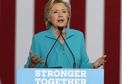 U.S. would be only country with religious test at border under Trump, Clinton says