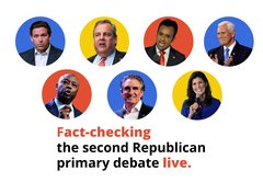 Live fact-checking the second 2024 Republican presidential primary debate