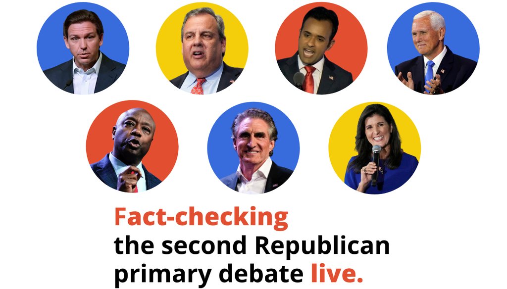 PolitiFact Live factchecking the second 2024 Republican presidential