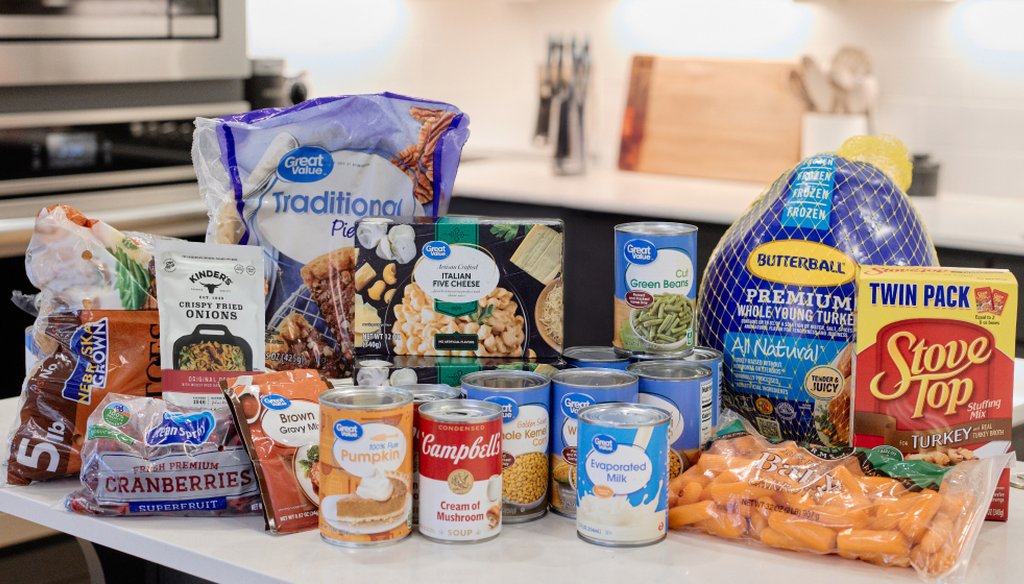 Items included in the Walmart 2025 Thanksgiving bundle. (Walmart)