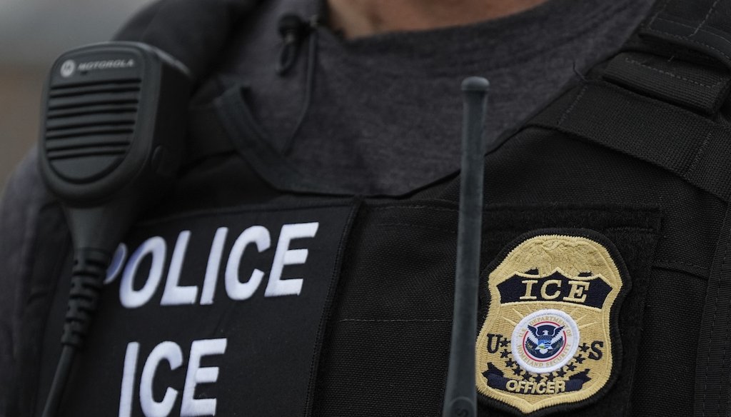 Immigration and Customs Enforcement spokesperson told PolitiFact the agency does not offer rewards for tips related to civil immigration enforcement. (AP)