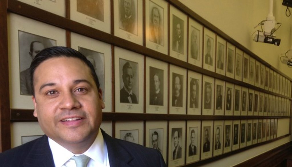 A tweet linking Nazis and Bernie Sanders, posted by Rep. Jason Villalba, R-Dallas, accounted for our No. 1 most-clicked fact check of 2015 (Austin American-Statesman photo, 2015).