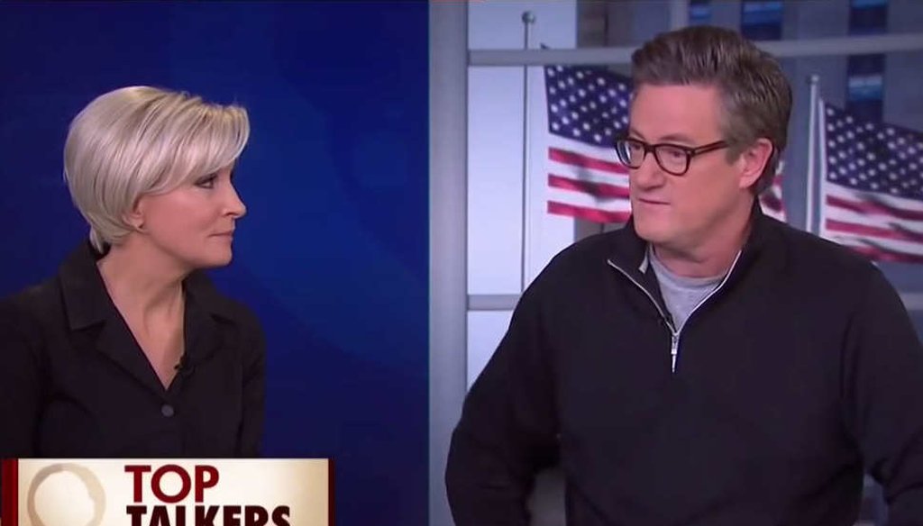 Joe Scarborough, host of MSNBC's "Morning Joe", says his show has topped his CNN competitors.