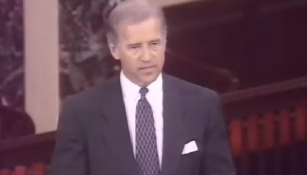 Republicans in the Senate are using a 1992 floor speech by then-Sen. Joe Biden to justify not confirming President Barack Obama's Supreme Court justice nominee, Merrick Garland. (CSPAN)