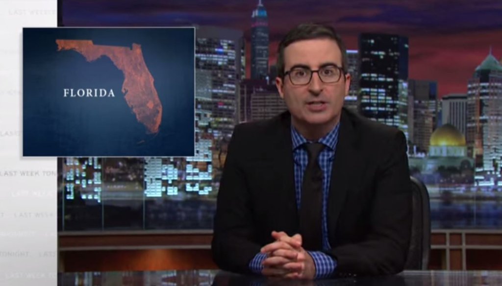 John Oliver discusses the use of bail throughout the United States in the June 7, 2015, episode of "Last Week Tonight."