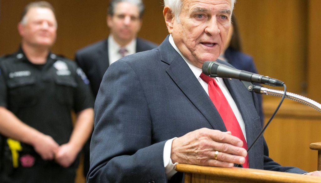 U.S. Rep. John Carter speaks in Georgetown, Texas in October of 2018. (Jay Janner/Austin American-Statesman)