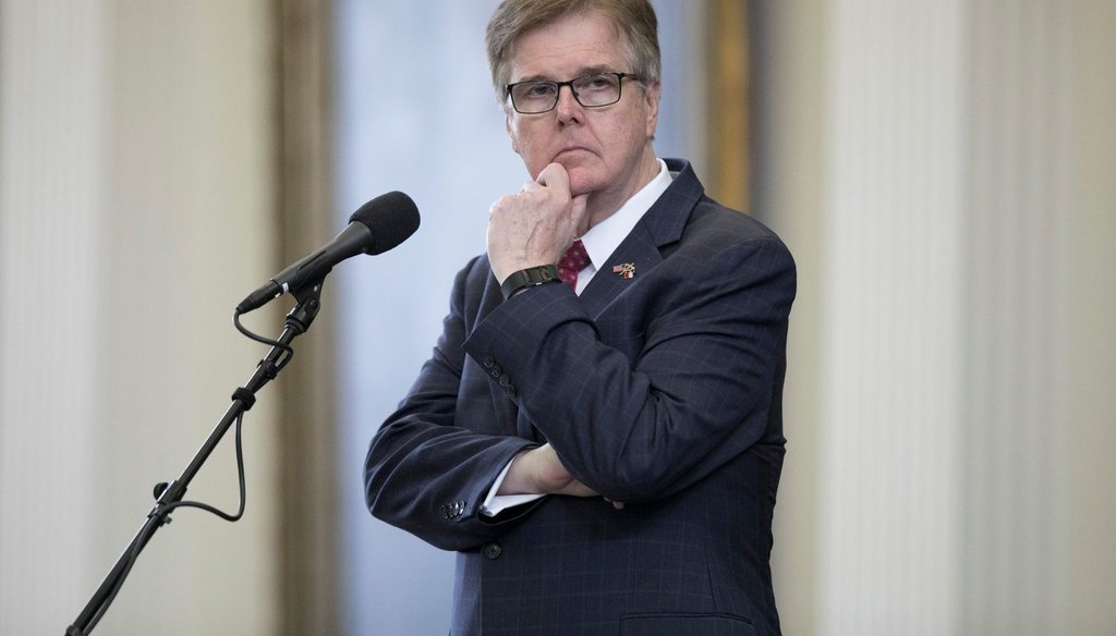 Lt. Gov. Dan Patrick said more people will enter the country illegally this year than be born here. Is that true? [JAY JANNER/AMERICAN-STATESMAN]