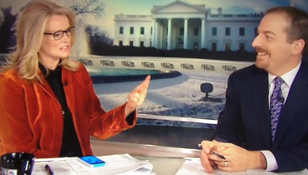 Katty Kay with Chuck Todd on NBC's "Meet the Press," Feb. 8, 2015.