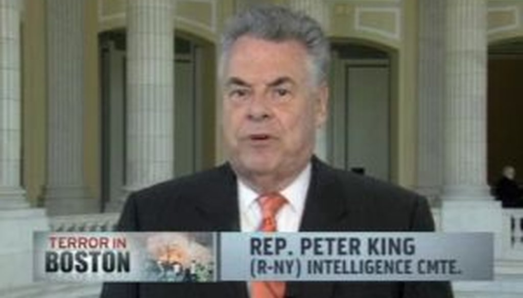 Rep. Peter King, R-N.Y., said there's a pattern of U.S. officials looking into people who later become terrorists without stopping them. How accurate is that charge?