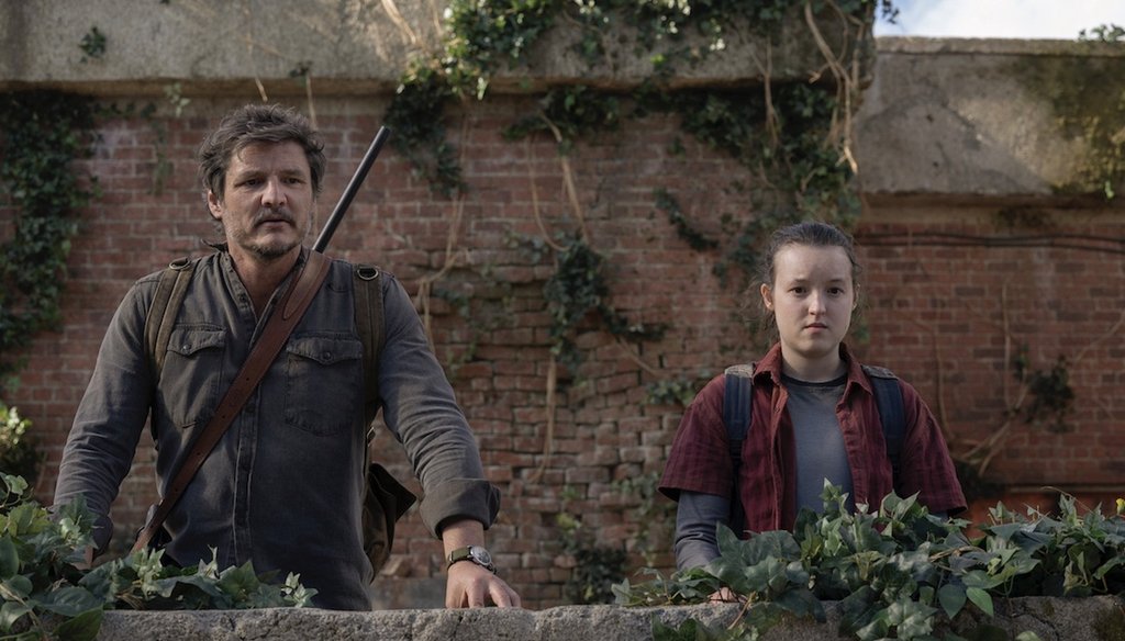 Pedro Pascal, left, and Bella Ramsey star in the HBO series "The Last of Us." (Warner Bros. Discovery)