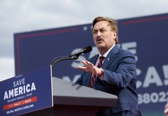 Why vote spikes on graphs shared by Mike Lindell are not evidence of stolen elections