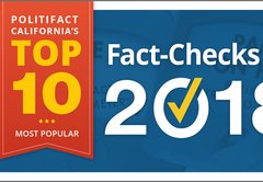 PolitiFact California’s Top 10 Most Popular Fact Checks of 2018