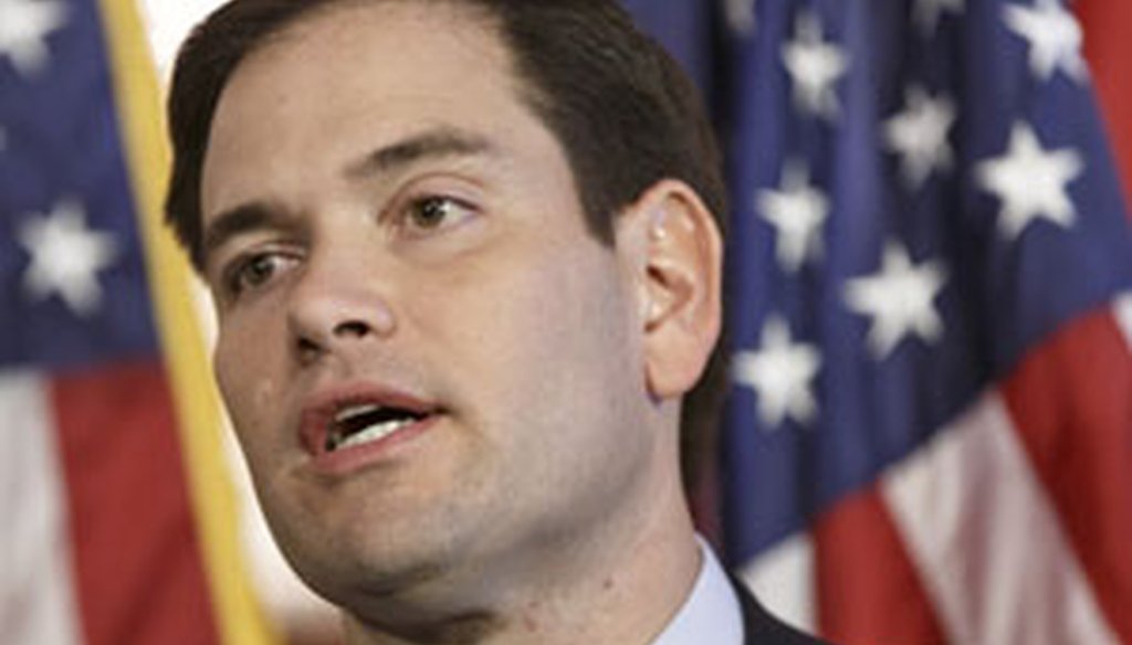 Sen. Marco Rubio, a member of the Senate Select Committee on Intelligence, was very critical of Snowden for not following the law. (AP file photo)