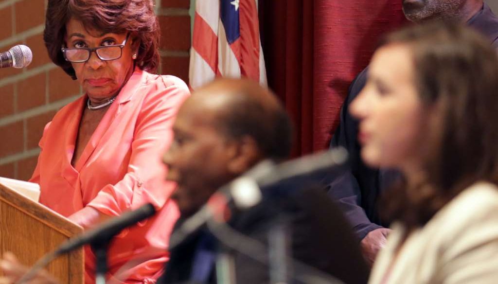 A fake news story circulating on the Internet makes it appear as if dismissed ethics charges from 2010 are currently pending against U.S. Rep. Maxine Waters, D-Calif.