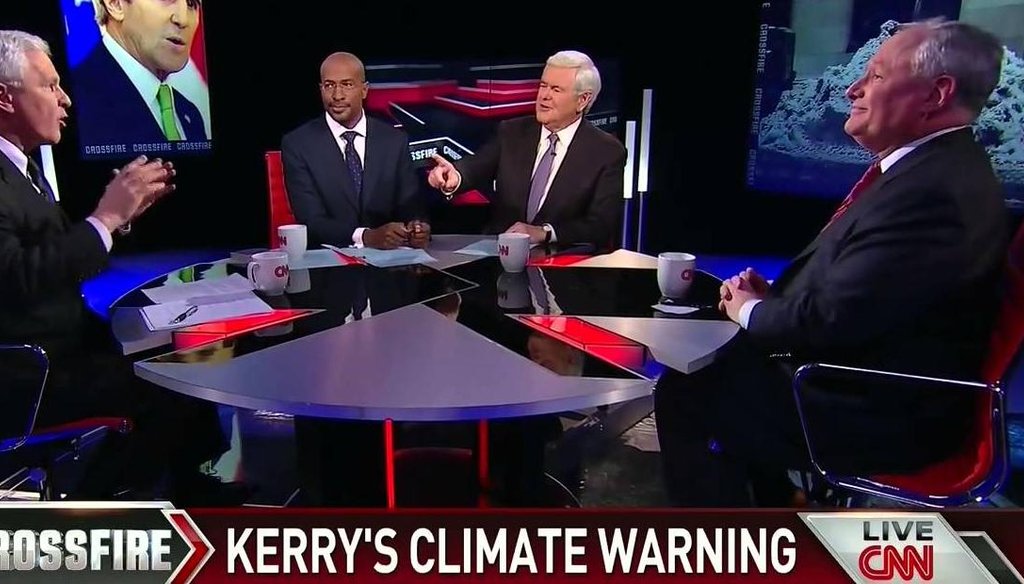 The CNN show "Crossfire," which debuted Sept. 9, 2013, is on "indefinite hiatus," according to published reports.