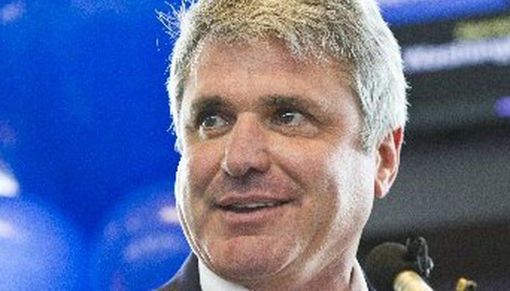Michael McCaul helped note Southwest Airlines flying nonstop from Austin to Washington, D.C., in July 2012 (Austin American-Statesman photo).