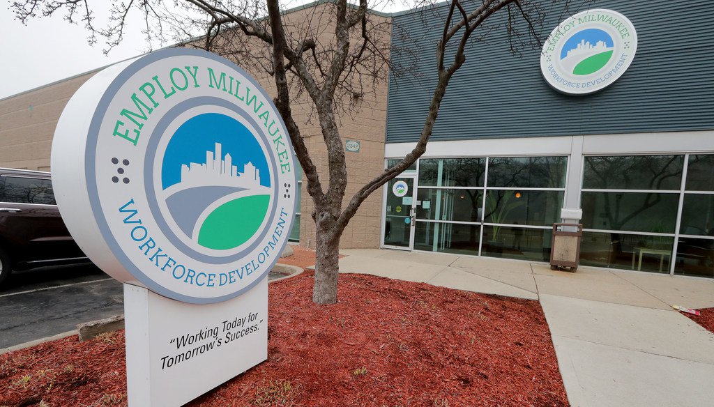 The Employ Milwaukee Workforce Development location at 2342 North 27th Street, Milwaukee on Thursday, March 19, 2020 (MIKE DE SISTI / MILWAUKEE JOURNAL SENTINEL)