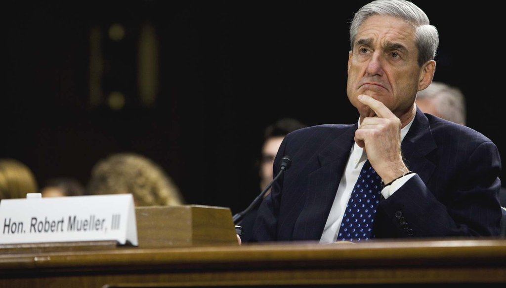 FBI Director Robert Mueller testifies during a hearing on Capitol Hill June 19, 2013. (Christopher Gregory/The New York Times)