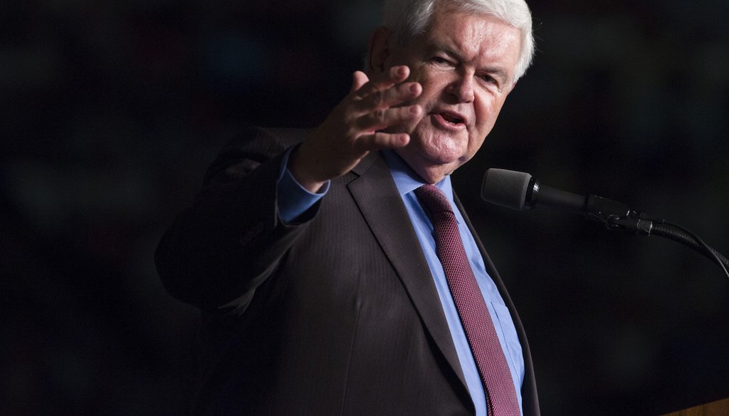 Gingrich has accused Clinton of trying to link Trunp to terror attacks