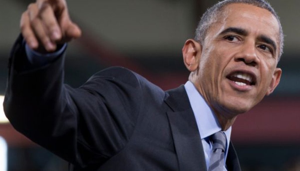 President Barack Obama speaks about immigration on Nov. 21, 2014, at Del Sol High School in Las Vegas.
