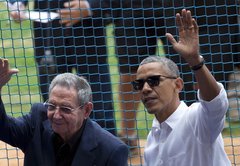 Obama’s baseball game with Raúl Castro hot topic as Trump supporters compare Cuba policies