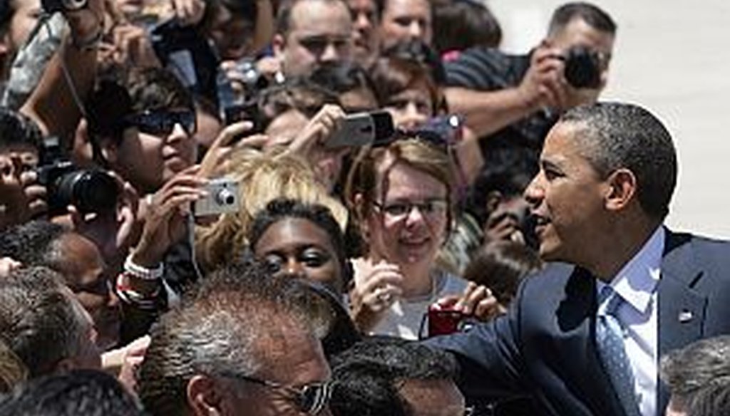 President Obama alighted in El Paso in May 2011.