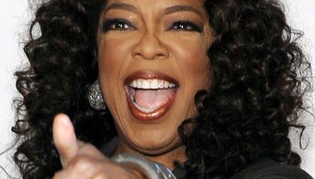 Oprah Winfrey is the only African-American billionaire from the United States, according to "Forbes."