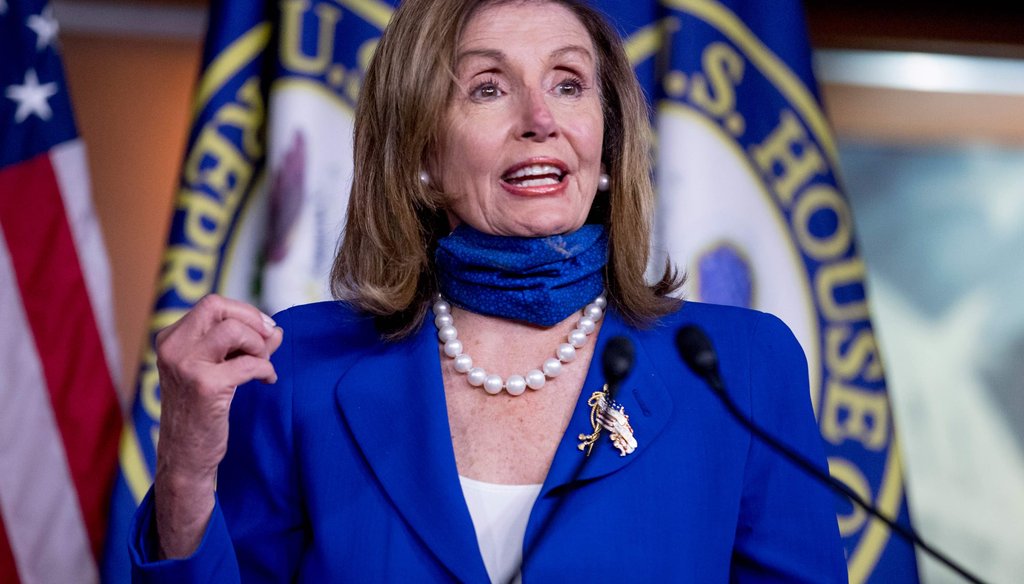 Nancy Pelosi's daughters, whatever their names might be, did not get arrested for smuggling drugs, as a series of fake news stories claimed. (AP photo)