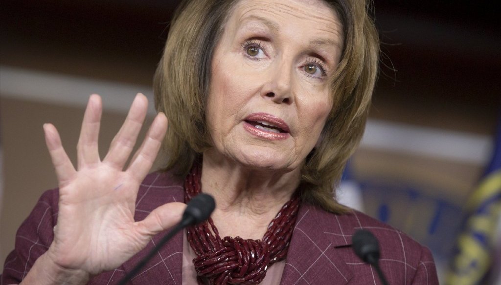 Nancy Pelosi's daughters, whatever their names might be, did not get arrested for smuggling drugs, as a series of fake news stories claimed. (AP photo)