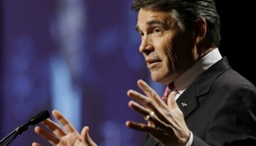 PolitiFact Texas is tracking Gov. Rick Perry's campaign promises through the Perry-O-Meter.