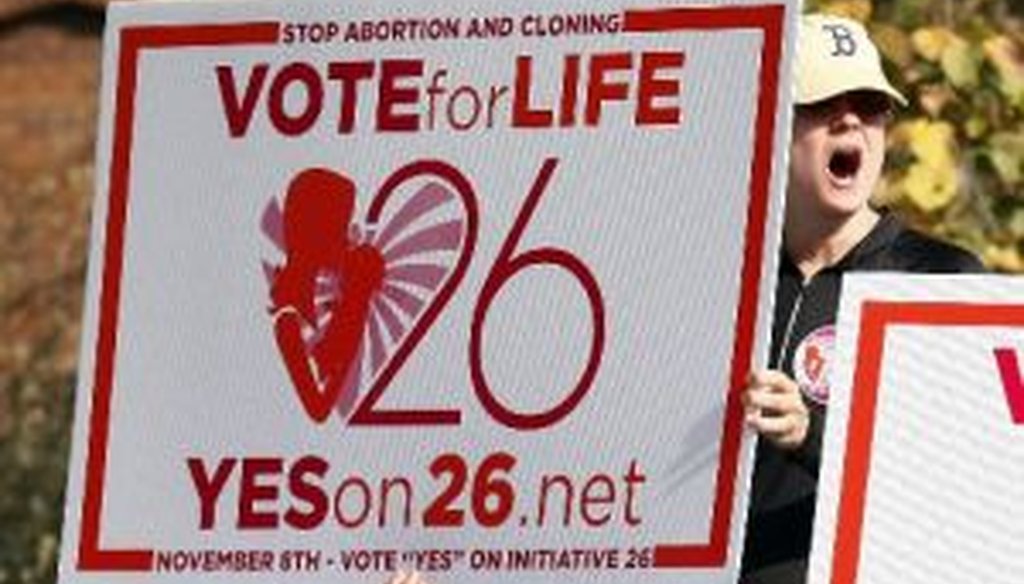 Anti-abortion advocates placed a "personhood" measure on the Mississippi ballot ...