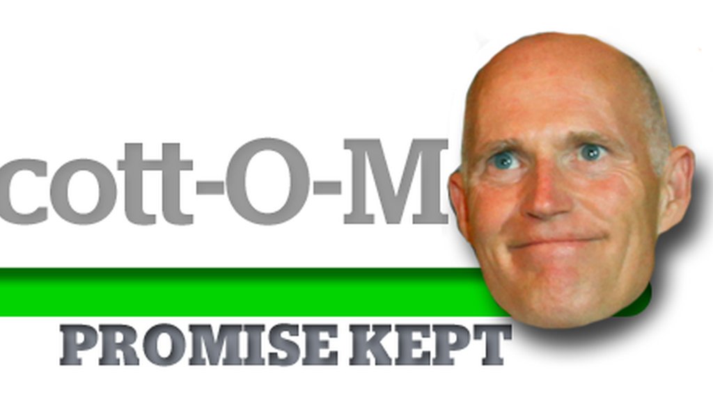  PolitiFact Florida's Scott-O-Meter rates the campaign promises of Gov. Rick Scott. 