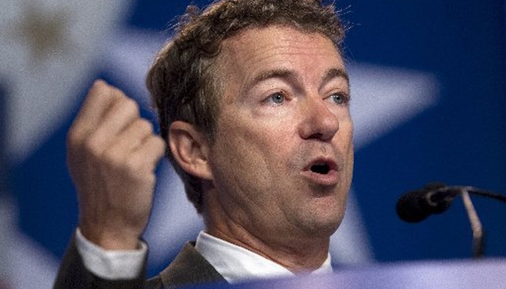 Fresh from delivering remarks at CPAC 2014, Sen. Rand Paul, R-Ky., will appear on two March 9 news shows. AP file photo.