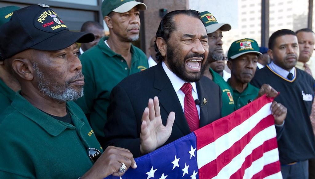 U.S. Rep. Al Green, D-Houston, has been a vocal supporter of impeachment since President Donald Trump was first elected. (Ralph Barrera/AMERICAN-STATESMAN)