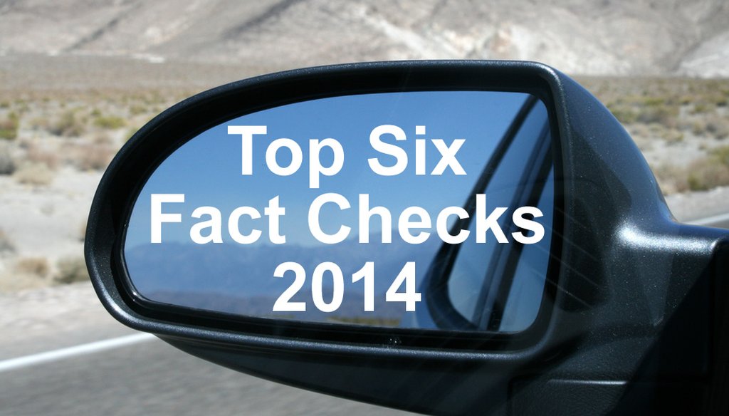 We look back at the most popular fact checks of 2014