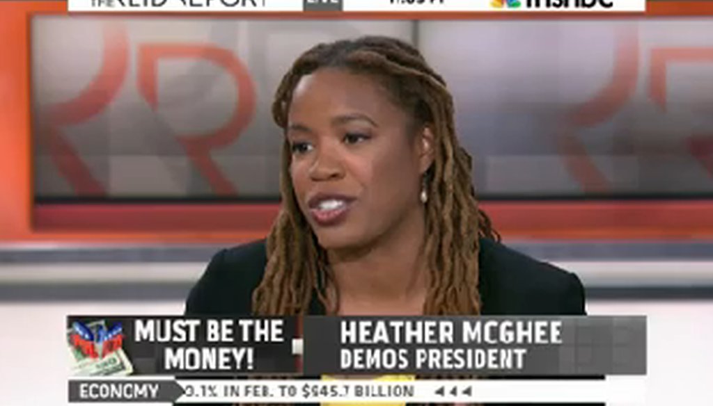 Heather McGhee appeared on "The Reid Report" on April 2, 2014.