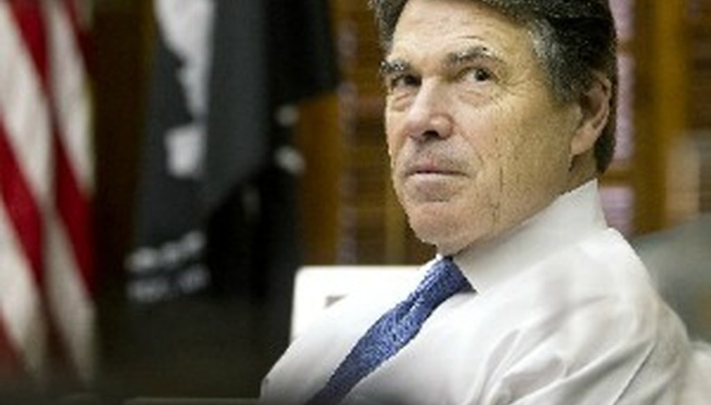 Rick Perry has kept or compromised on more than half of his campaign promises, the Perry-O-Meter says (Austin American-Statesman: Laura Skelding).