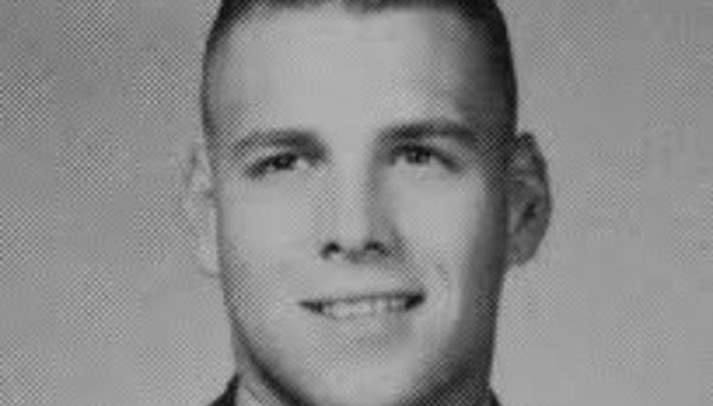 Rick Perry kept his hair very short as a Texas A&M student (1969, The Aggieland yearbook).