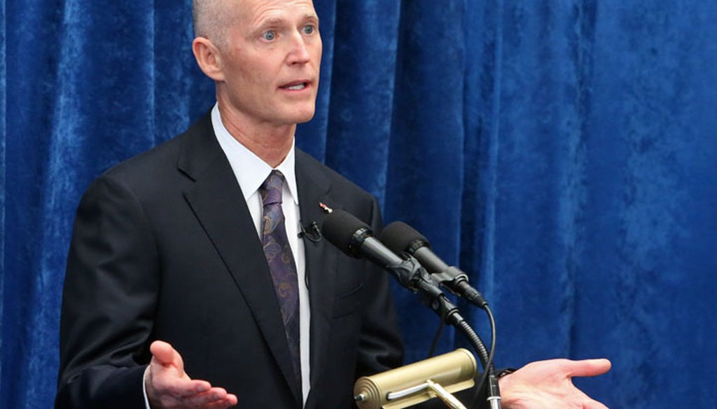 Gov. Rick Scott will give his State of the State address on Jan. 12, 2016. (AP photo)