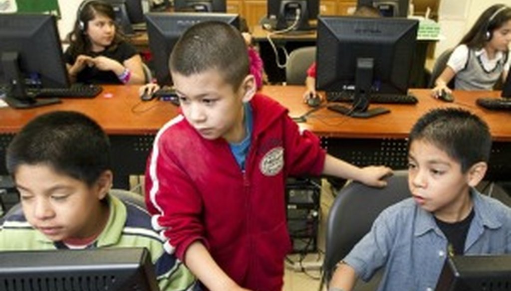A little more than half of Texas public school students are Hispanic (Austin American-Statesman photo, Jay Janner).