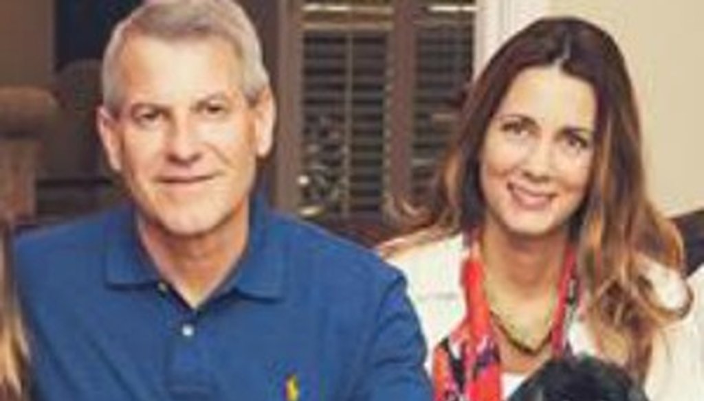 Sam Houston, shown here in a Facebook photo with his wife, Jantha, and the family dog, says he has ample experience practicing law.