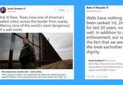 Beto O'Rourke tweets at Sarah Huckabee Sanders about El Paso's safety ranking