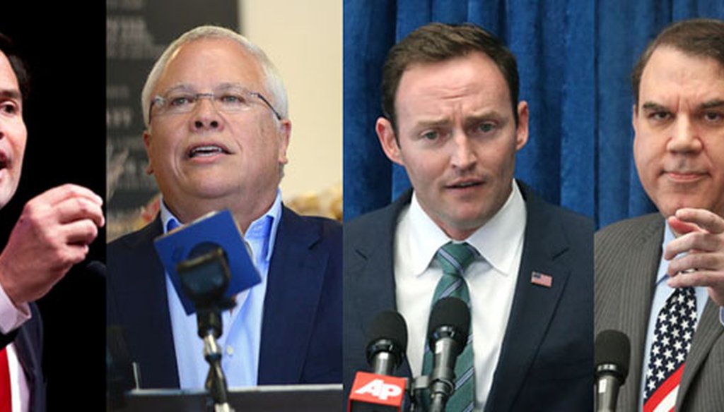 PolitiFact | Fact-checking Florida's U.S. Senate candidates