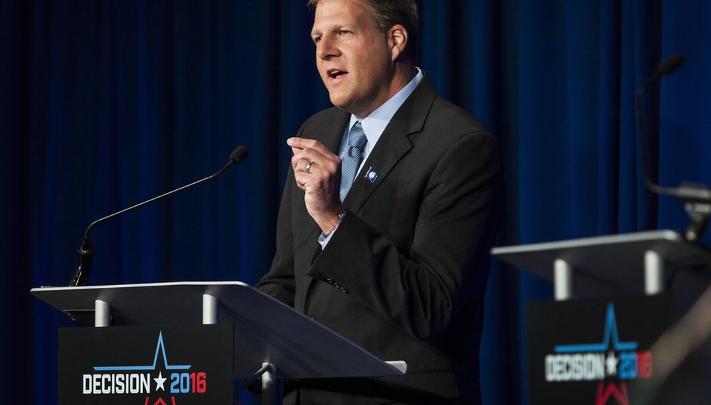 Chris Sununu at a recent debate.
