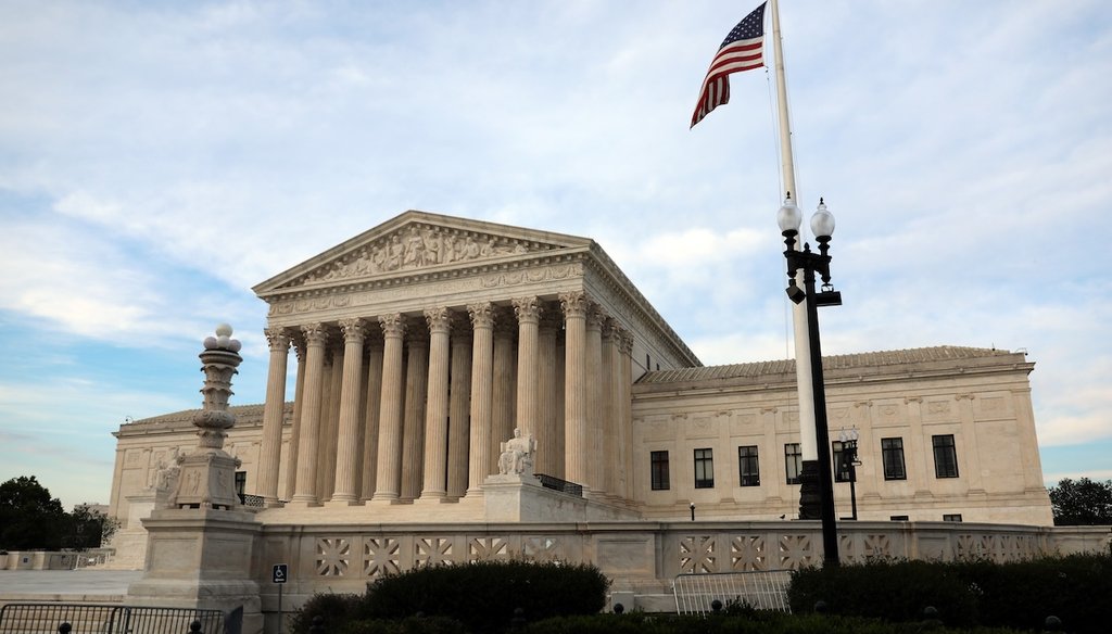 The U.S. Supreme Court is photographed, on Thursday, June 25, 2026, in Washington. (AP)