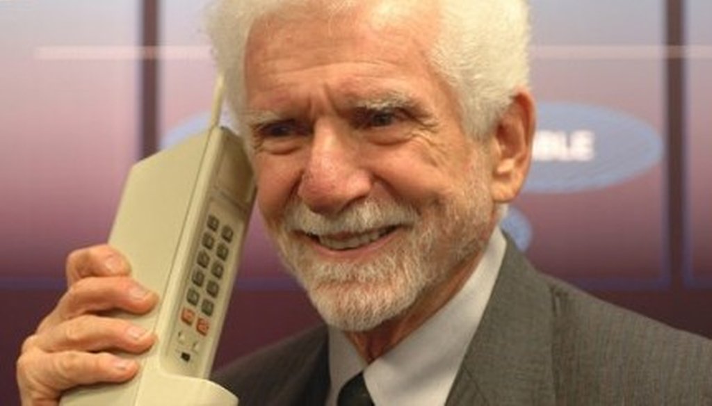 American Martin Cooper generally is credited with inventing the cell phone.